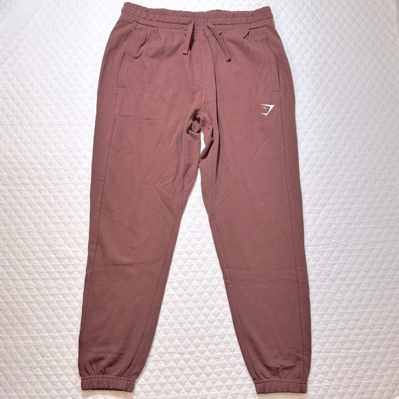 GYMSHARK Mens Joggers Sweatpants. Maroon.Size  Large . NWOT. Never Worn. - Picture 1 of 11